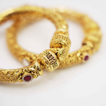 22K  Antique Gold Bangles