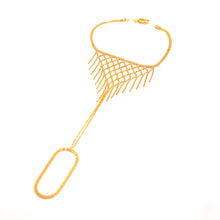 22K Gold Hand Chain Bracelet