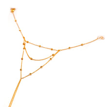 22K Gold Hand Chain Bracelet