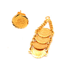 22K Gold Drop Ginni Studs