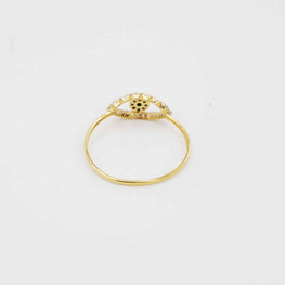 22k Gold Evil Eye Ring