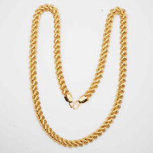 22k Lotus Style Gold Chain