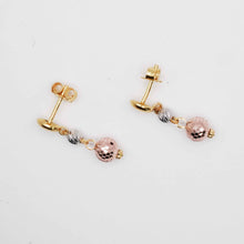 22k Gold Triple Tone Ball Necklace
