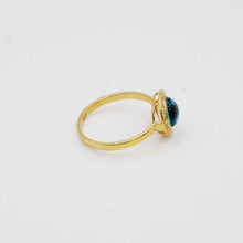 22k Evil eye Gold Ring