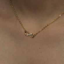 22K Gold Infinity Necklace
