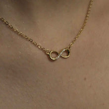 22K Gold Infinity Necklace