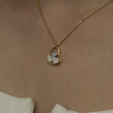 22K Gold Heart Necklace