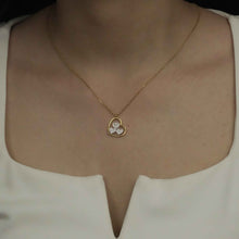 22K Gold Heart Necklace