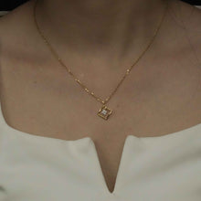 22k Gold Zircon Necklace