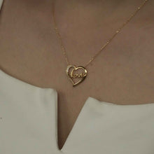 22K Gold Heart Shape Necklace
