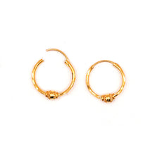 22K Gold Hoop Earrings