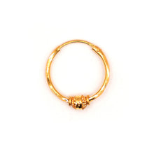 22K Gold Hoop Earrings