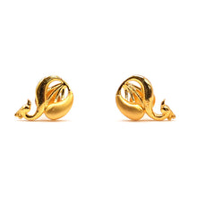 22K Gold Peacock Studs