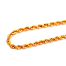 22K Gold Rope Bracelet