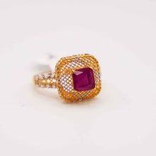 22k Gold Ruby Ring