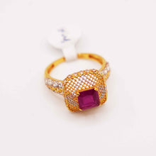 22k Gold Ruby Ring
