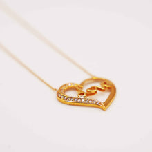 22K Gold Heart Shape Necklace