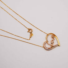 22K Gold Heart Shape Necklace