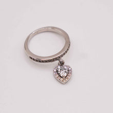 Silver Hanging Charms Ring