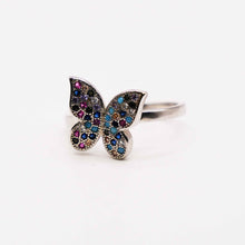 Silver Butterfly Shaped Ring