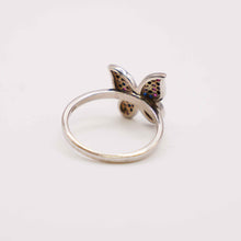 Silver Butterfly Shaped Ring