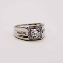 Silver Solitare Ring