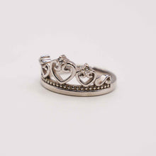Silver Crown Shaped Ring