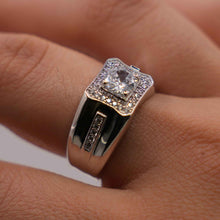 Silver Solitare Ring