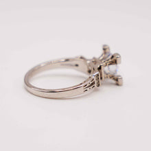 Silver Solitare Ring