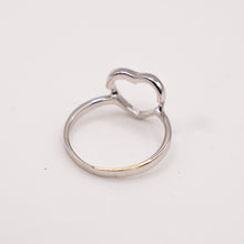 Silver Heart Shaped Ring
