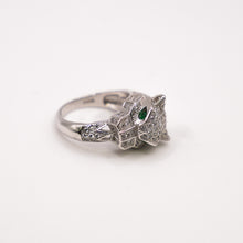 Silver Tiger Shaped Ring
