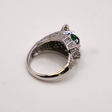Silver Tiger Shaped Ring