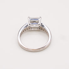 Silver Solitare Ring