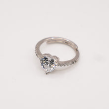 Silver Solitare Ring