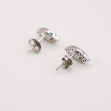 Silver Evil Eye Earrings