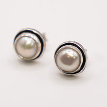 Silver Pearl Earrings