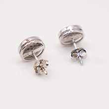Silver Round Earrings