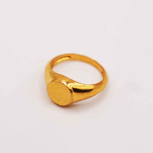 22K Gold Signet Ring