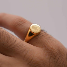 22K Gold Signet Ring