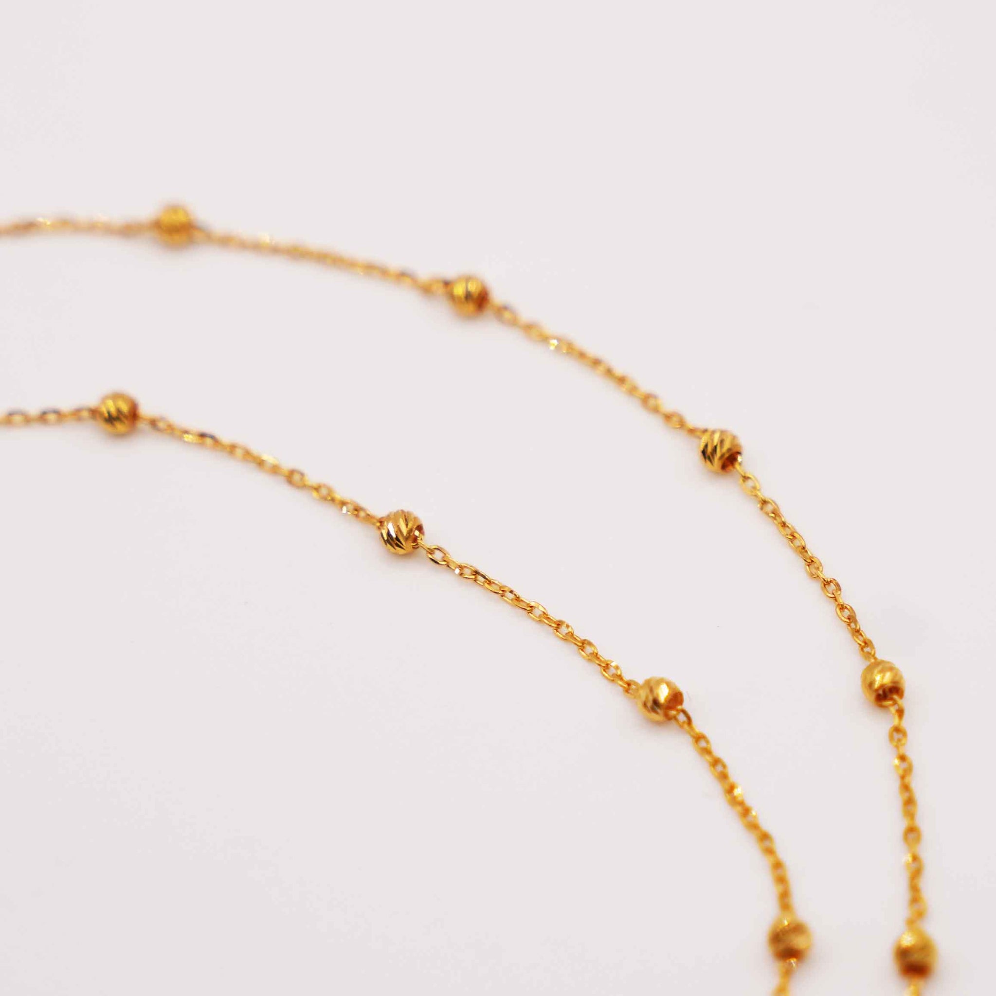 22k Gold Anklet (Single)