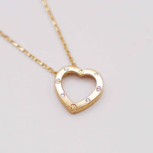 22k Gold Heart Necklace