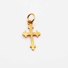 22k Gold Cross Pendant