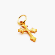 22k Gold Cross Pendant