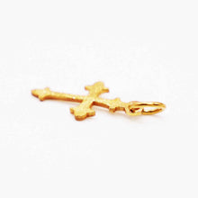 22k Gold Cross Pendant
