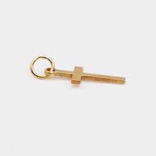 22k Gold Cross Pendant