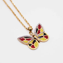 21K Butterfly Shape Necklace