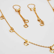 21k Heart Charms Gold Set