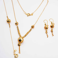 21k Gold Designer Ball Style Set