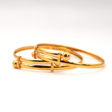 22K Gold Baby Bangles Pair