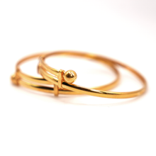 22K Gold Baby Bangles Pair